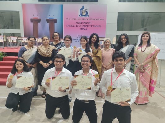At the ASISC Zonal Debate Competition 2025 (Fr. George Hess Literary Competitions), National English School proudly celebrates the achievement of Shreyasree Mohanty, who has been awarded Best Speaker (Against the Motion) in the Junior Category.