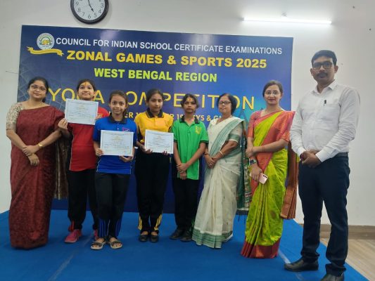 National English School Triumphs at CISCE Zonal Yoga Competition 2025 In the prestigious Yoga Competition, our students have brought home laurels by securing the 1st and 3rd positions.