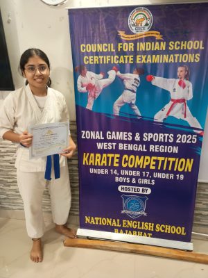 National English School Shines at CISCE Zonal Karate Championship 2025 Our students showcased remarkable performances, securing top positions across categories and qualifying for the Regional Level.