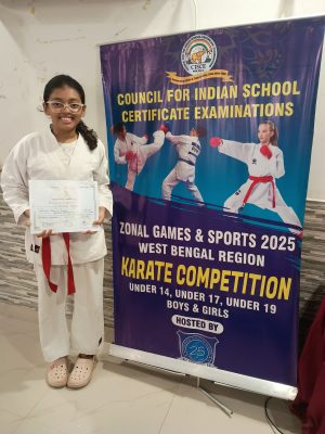 National English School Shines at CISCE Zonal Karate Championship 2025 Our students showcased remarkable performances, securing top positions across categories and qualifying for the Regional Level.