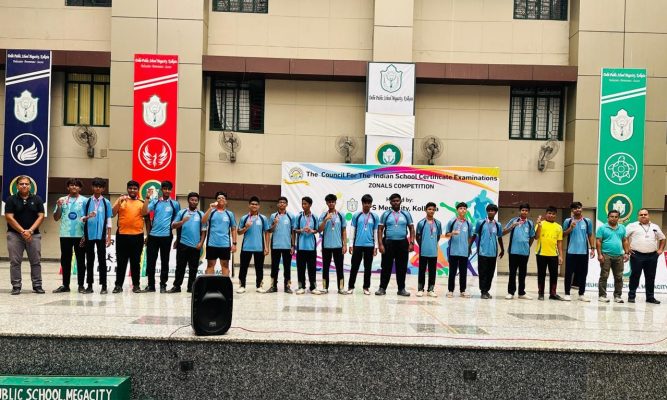 National English School Triumphs at CISCE Zonal Football Competition 2025. Our students have secured 2nd position (U- 14) Boys category