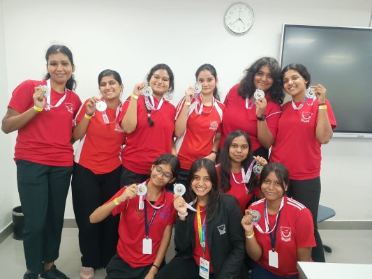 Our students secured the 2nd Position in Tug of War (Girls), and the 3rd Position in Football (Boys) at Novus 2025, an interschool fest hosted by The Newtown School.