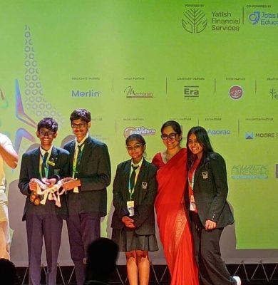 Our students secured the 2nd Position in the Finance (Stock Market) event, at Novus 2025, an interschool fest hosted by The Newtown School.