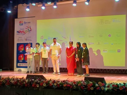 Our students secured the 2nd Position in the Finance (Stock Market) event, at Novus 2025, an interschool fest hosted by The Newtown School.